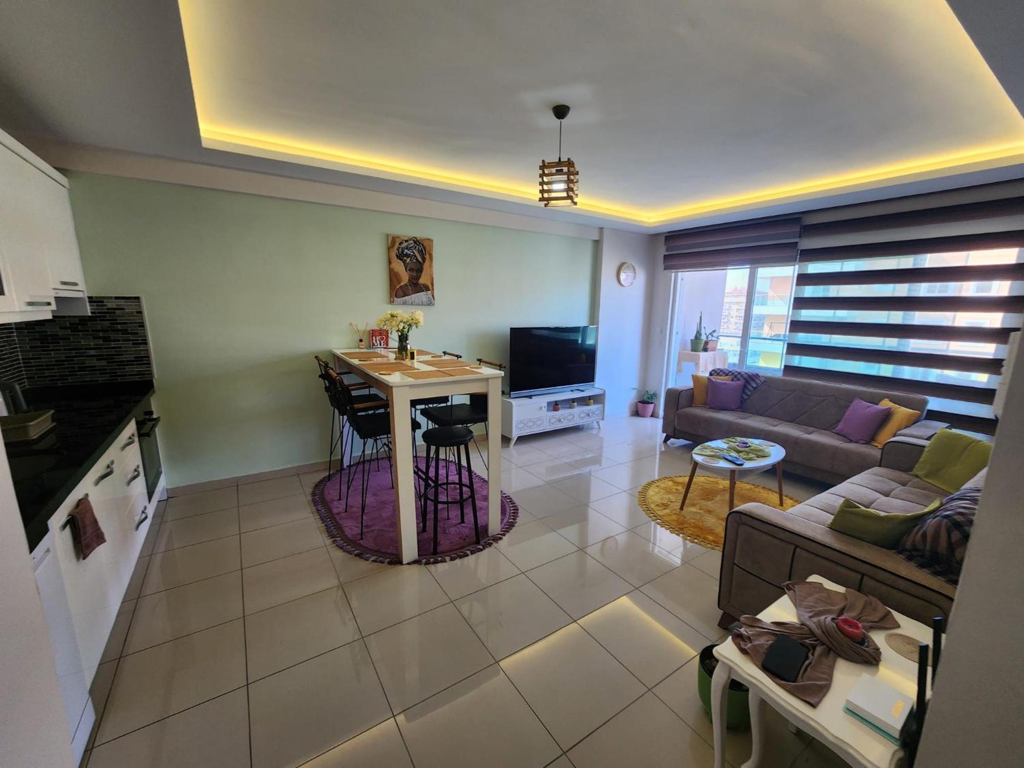 Cozy Sea View Next To The Beach, In The Mid Of The Market, Saturday Bazar, Restaurants & Bars Etc, Alanya Mahmutlar! Appartement Buitenkant foto