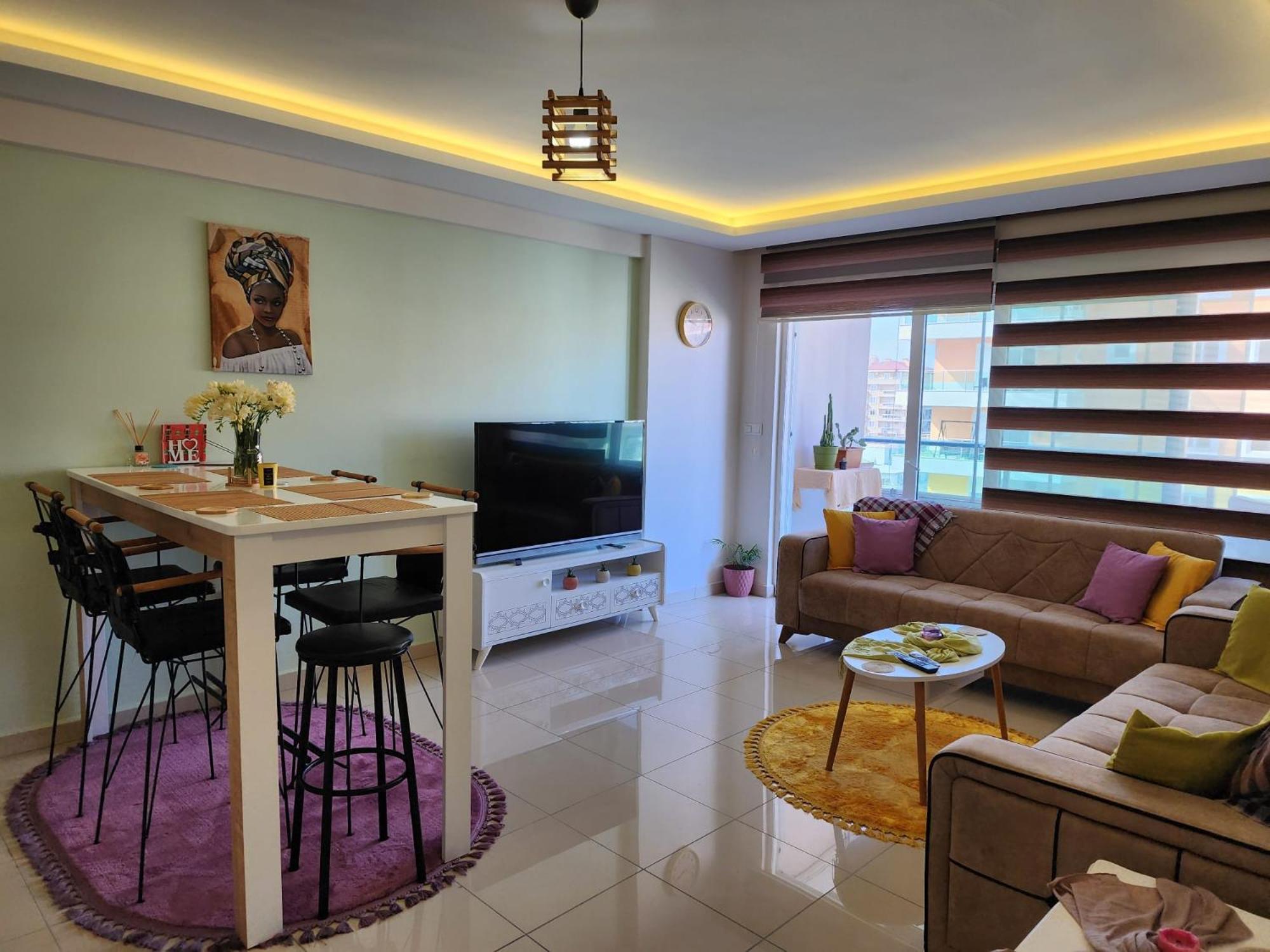 Cozy Sea View Next To The Beach, In The Mid Of The Market, Saturday Bazar, Restaurants & Bars Etc, Alanya Mahmutlar! Appartement Buitenkant foto