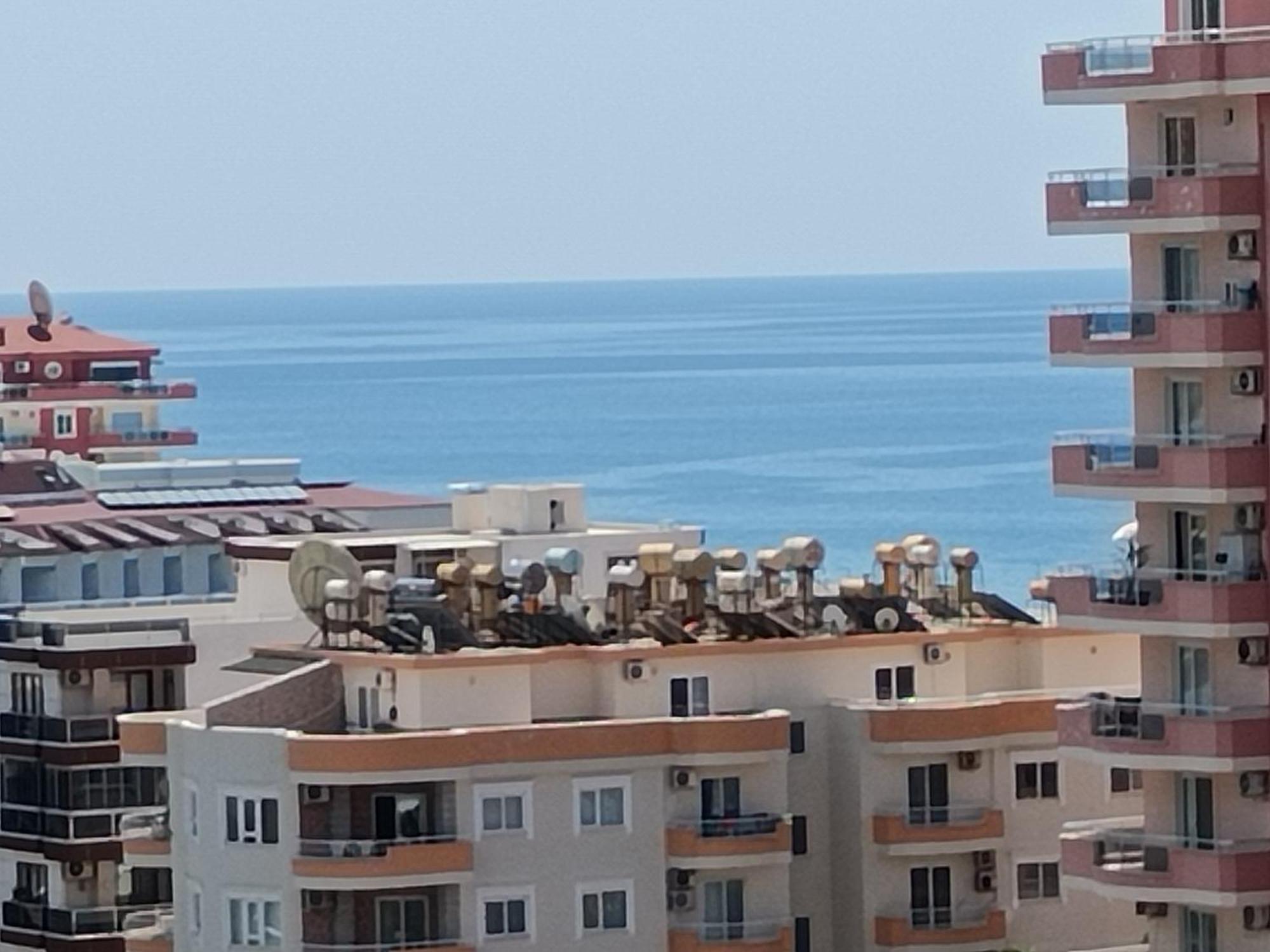 Cozy Sea View Next To The Beach, In The Mid Of The Market, Saturday Bazar, Restaurants & Bars Etc, Alanya Mahmutlar! Appartement Buitenkant foto